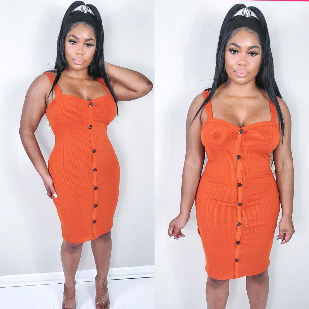 "Beaute' Heart neck mini dress